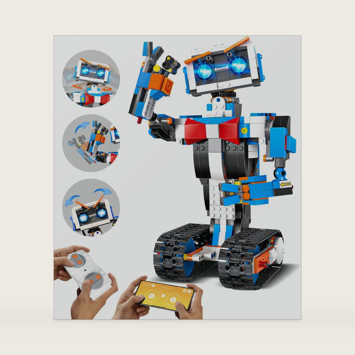 Stem Robot Toys Building Kits, App & Remote Control Robotics for Boys 8-12