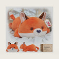 Mewaii Red Fox Plush Pillow Cute Plushies, Squishy & Huggable, 13 in