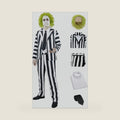 Adult Black White Suit Costume Men Halloween Costumes Cosplay