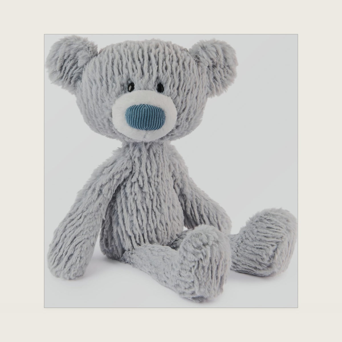 Toothpick Wavy 15-Inch Teddy Bear Plush Toy, Ages 1+