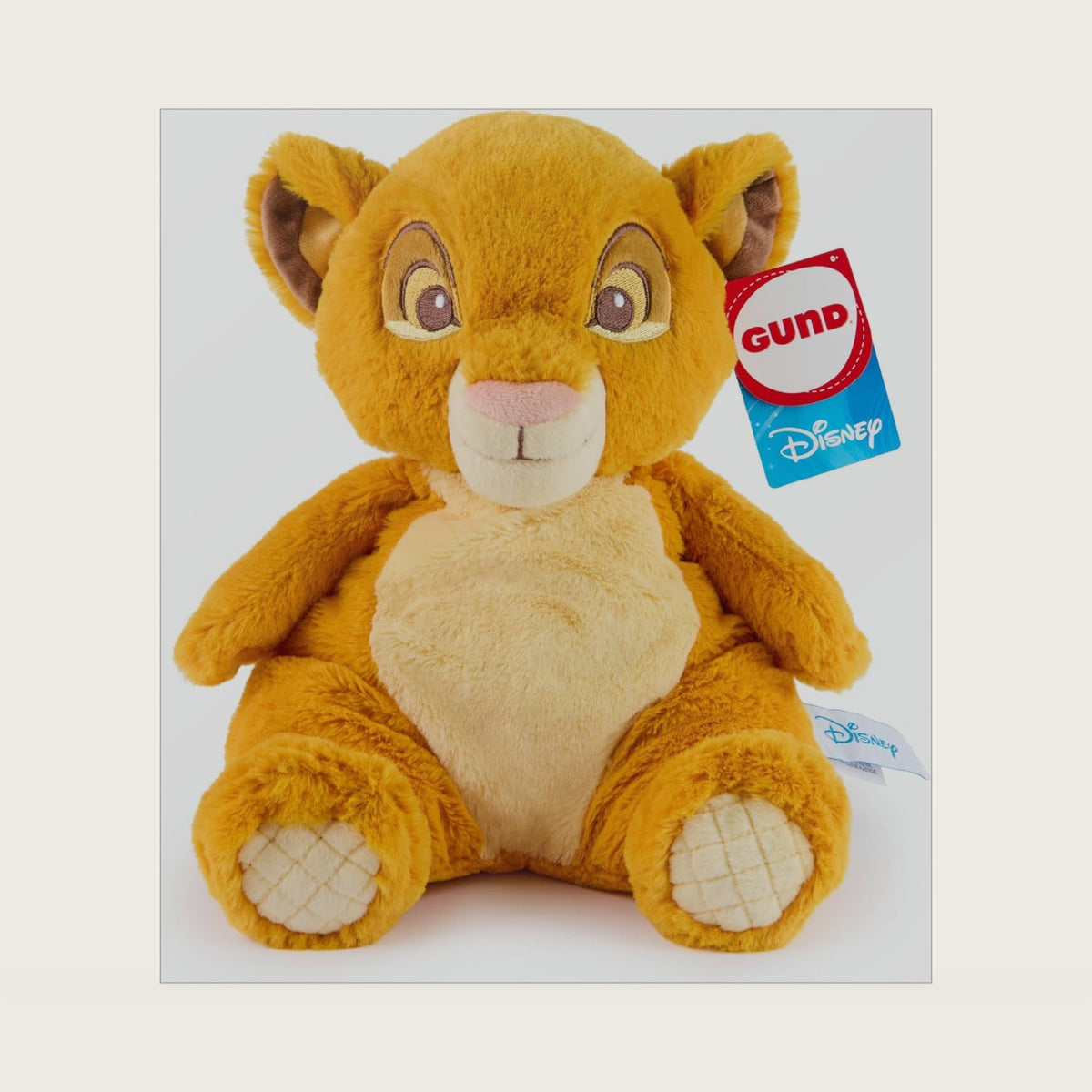 The Lion King Oh So Snuggly Simba 12.5-Inch Plush Toy, Ages 0+