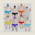 8 Pack Sumo Inflatable Costume for Adults