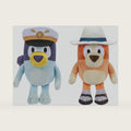 Bluey Plush Stuffed Animals Pack of 2, 16-23”, Soft, Captain and Holiday Plush Figure Toys, Cuddly Stuffed Animals for Kids Ages 3+
