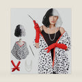 7 Pack Halloween Dalmatian Costume for Women