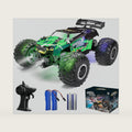 Remote Control Car RC Cars All Terrain Monster Truck, Outdoor 2WD Off Road Hobby RC Truck with 2 Rechargeable Batteries and Colorful Light, 20Km/h Fast RC Car Toys Gift for Kids Boys