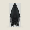 Grim Reaper Costume Halloween Hooded Cloak for Adult Cosplay Props