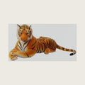 GracesDawn Stuffed Animals-Tiger 26.8 inches (Including Tail Size), Plush Animal Cat for Jungle Theme, Decoration, Cuddling, Ideal Gift for Children (Brown Tiger)