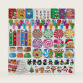 BenLouis Christmas Stationery Set Party Favors for Kids（24set Gingerbread）