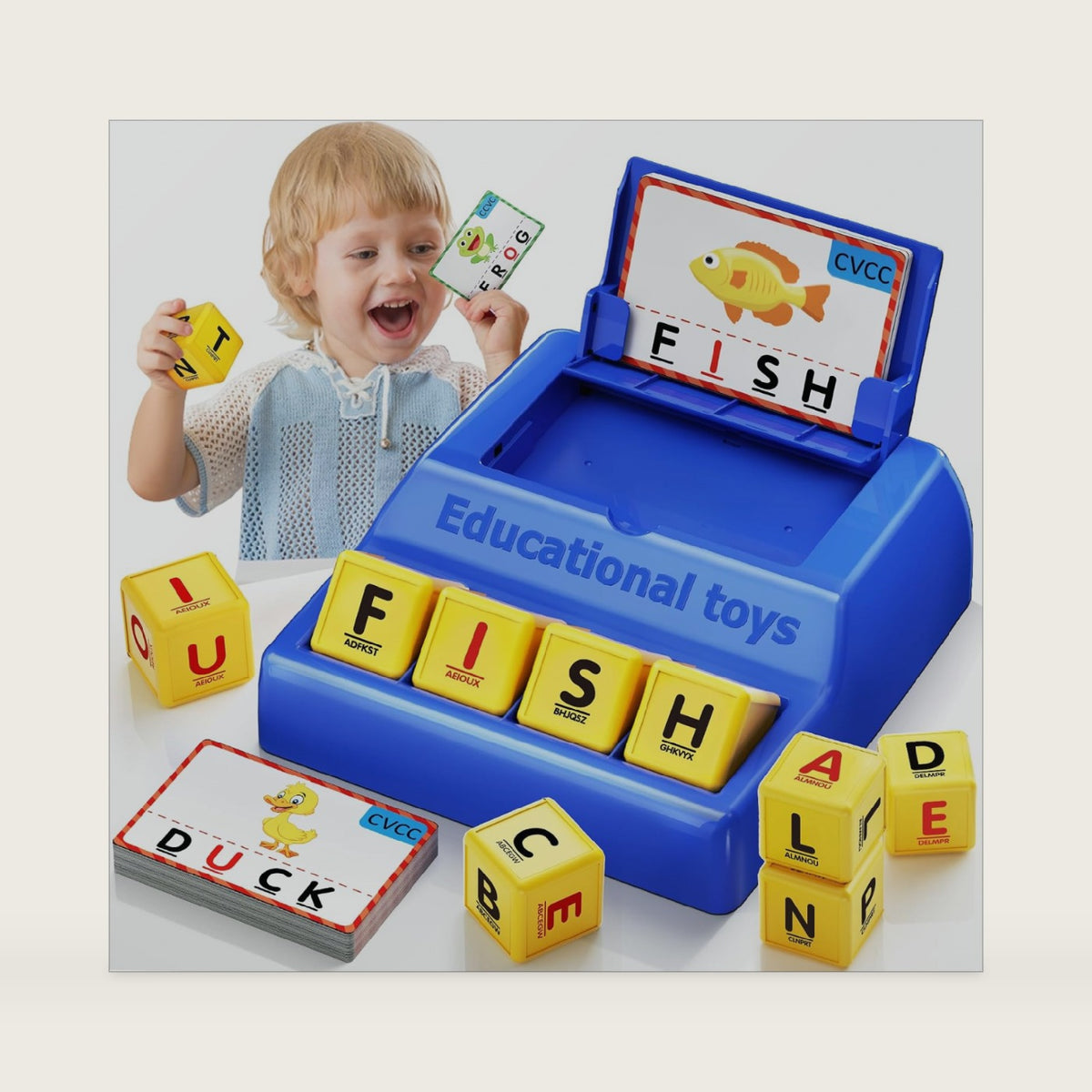 Montessori Matching Letter Game Toys for 3 4 5 Year Old Boy Girl Gifts Kids