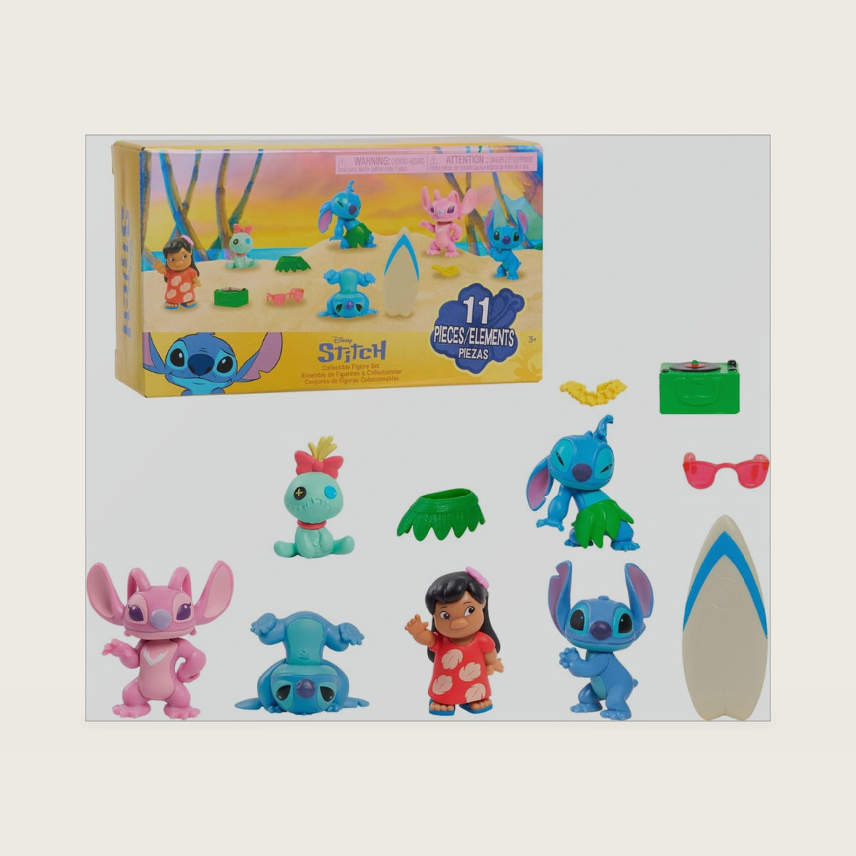 Just Play Stitch Collectible Figure Set with Accessories