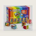 Pairez Toys Magnetic Cubes for Kids, 4 Random Theme Puzzle Cube Sets