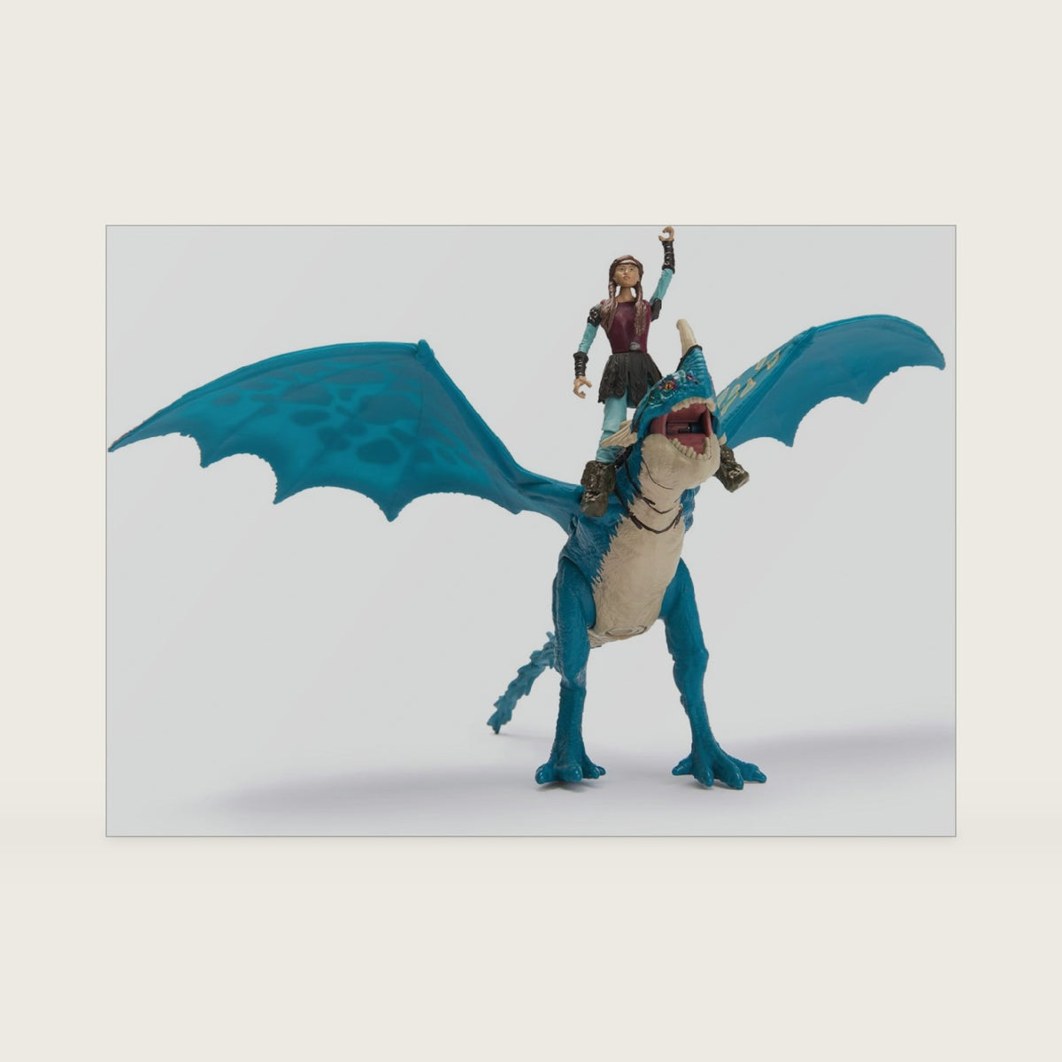 Dreamworks Dragons Deadly Nadder & Astrid Action Figures Viking Rider Duo