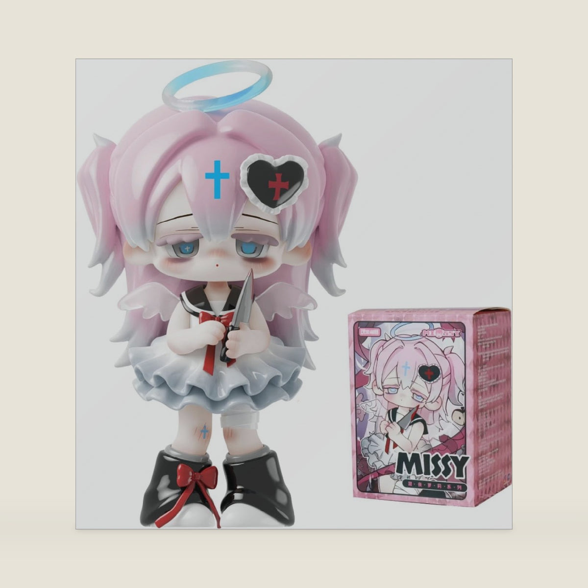 CALEMBOU Anime Blind Box Figure, Cute Missy Series Mystery Box Figure, Home Decoration Collectible PVC Figurine for Birthday Gifts(1PC)