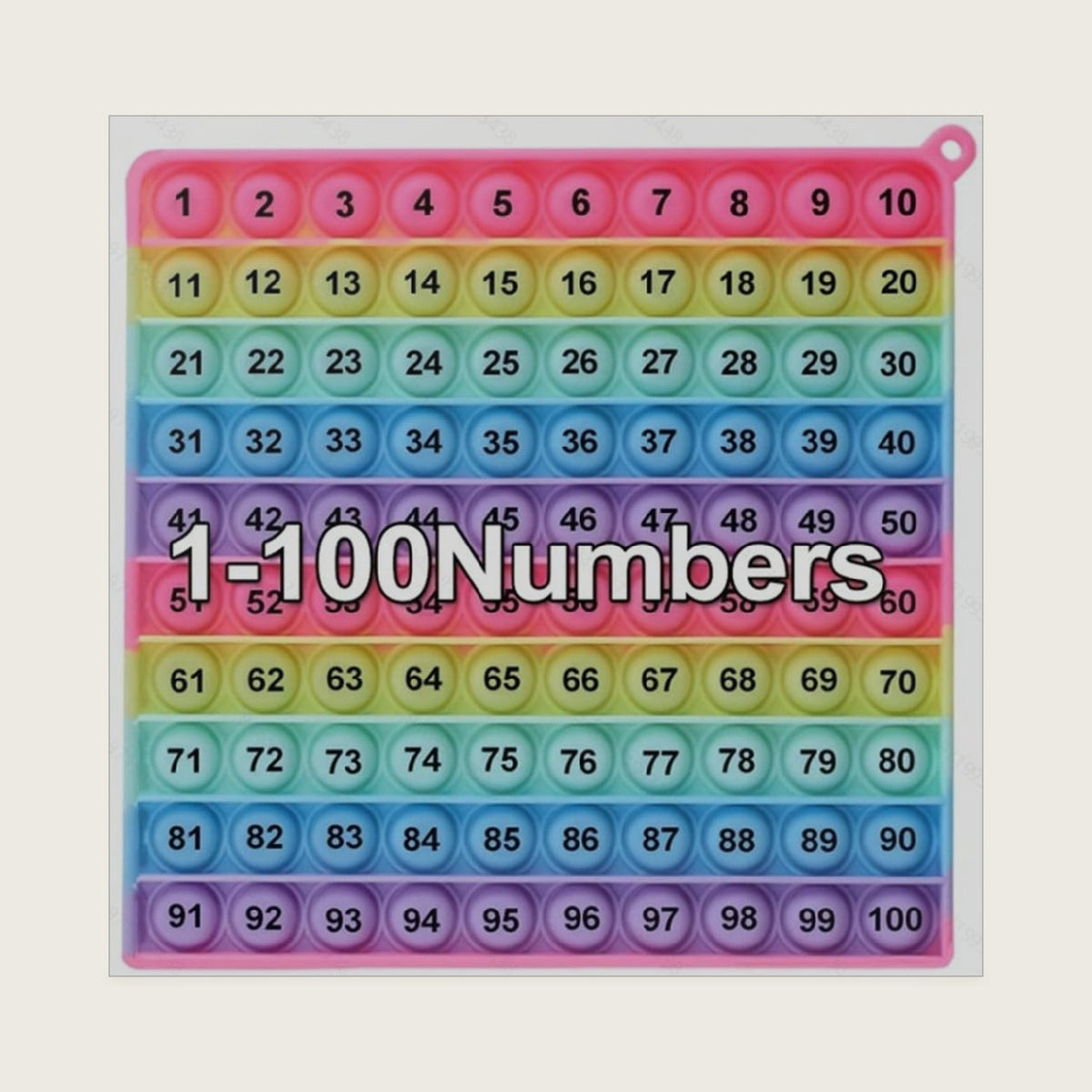 Multiplication Table Hundred Board Math Game P0PP Toy, 1-100 Number