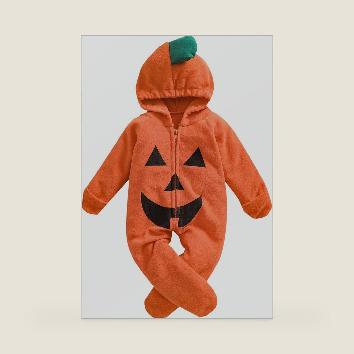 Infant Newborn Baby Boys Girls Halloween Pumpkin Costumes Romper Long Sleeve Hooded Jumpsuit Halloween Outfits