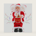 Gfilay Dancing Santa Claus Plush Toy with Drum and Music