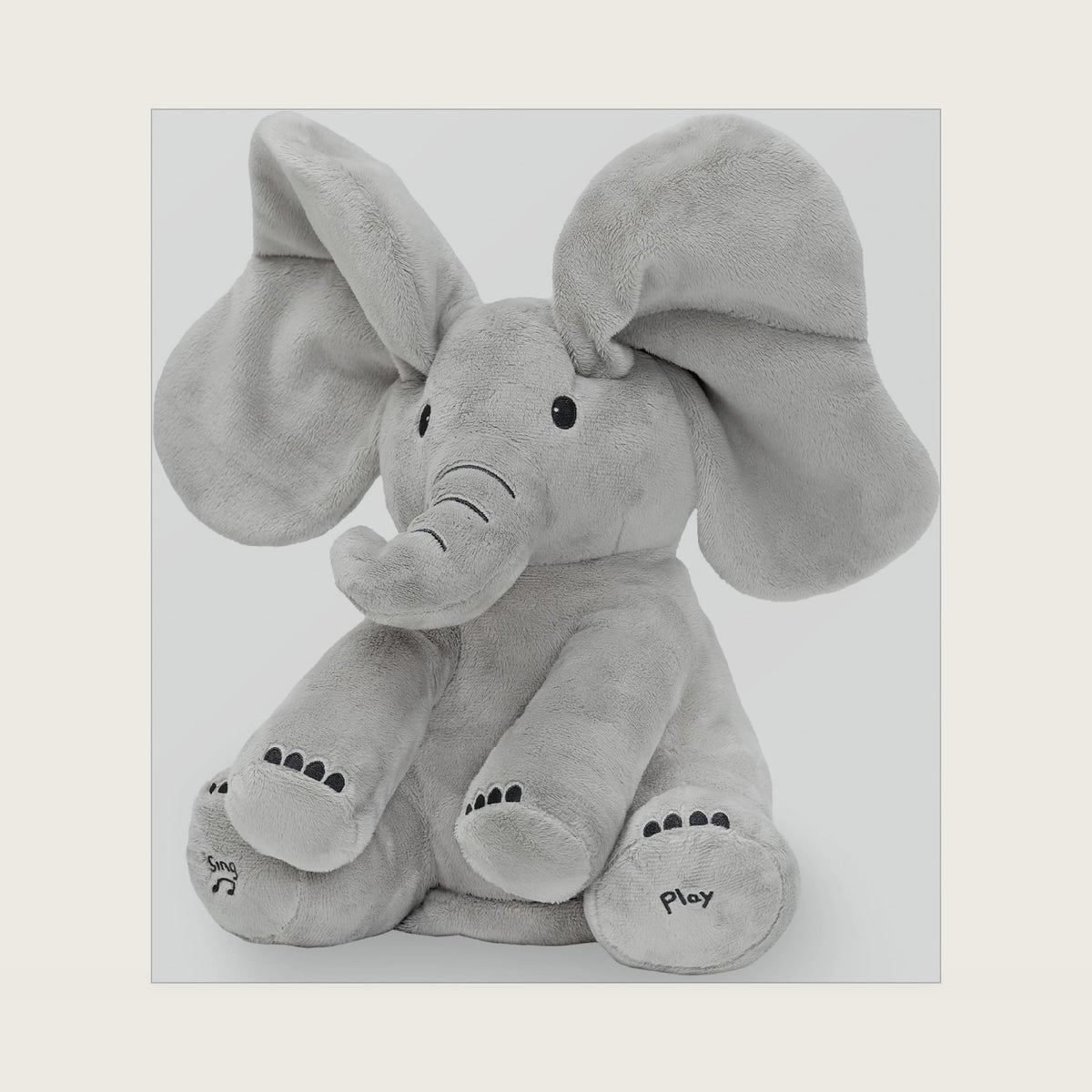 Tippi Peek a Boo Elephant Toy - Interactive Singing Elephant Teddy