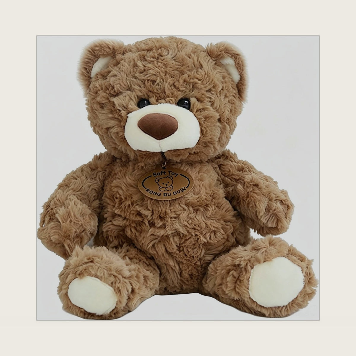 10Inch Teddy Bear Stuffed Animal, Soft Stuffed Teddy Bear Plush Toy, Birthday Xmas Gifts for Kids Baby(Dark Brown)
