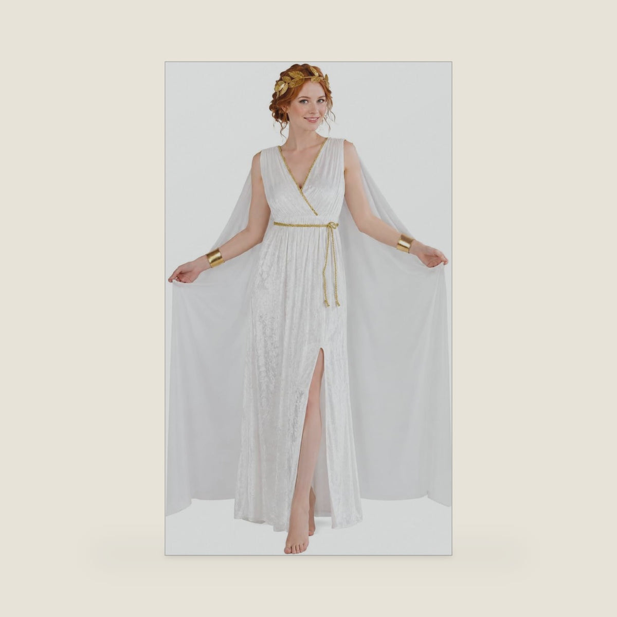 HOMELEX Greek Toga Costume Women Roman Goddess Dress Halloween