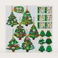 60pcs Christmas Crafts for Kids - DIY Xmas Tree Ornaments with Sticker Kits