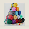LIHAO 15 Skeins Acrylic Yarn for Crocheting with 2.5mm Hook