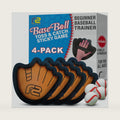 Toss and Catch Ball Game Set - Easy to Use Sticky Balls & Beginner Baseball Training Glove - Premium Toy Paddle Fits All Hand Sizes From Toddlers to Teens & Adults - Fun Gift Idea for Boys and Girls