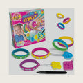 Small World Toys Press & Pop Jewelry Kit with Fidget Bracelets for Kids 4+