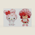 Jazwares and Friends - 8-Inch Strawberry Shortcake x My Melody Plush 2-Pack - Officially Licensed Product from Ages 6+