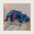 Large Dragon Stuffed Animal, Soft Dragon Plush Toy 51.2" 7Lbs for Kids and Adults, Available in Blue, Green, Pink, and White