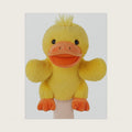 Animal Hand Puppets 11 Inch Sea Turtle Plush Dinosaur Animals Hand Puppet Toys Role-Play Toy Puppets for Kids Storytelling Imaginative Pretend Play Teaching Preschool(Duck)