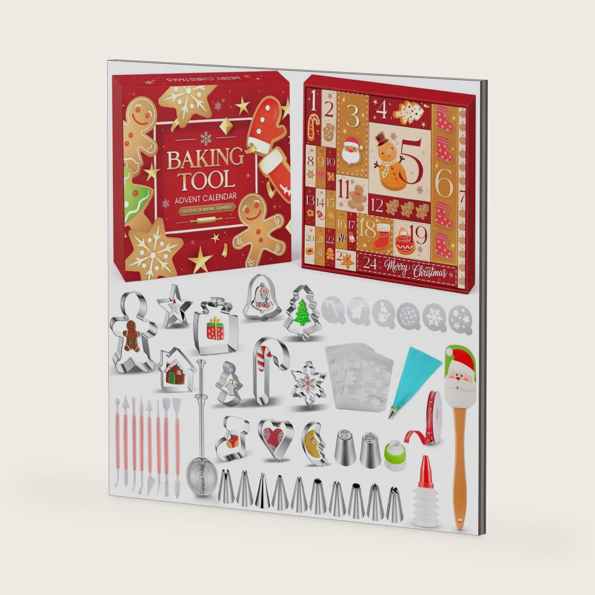24-Day Baking Tool Advent Calendar for Women Teens