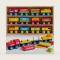 Montessori Wooden Train Toy Set for Kids, 12PCS Magnetic Train Cars with Storage Gift Box, STEM Educational Toy for Boys & Girls, Ages 3-8 Years, Easter Birthday Party Gift