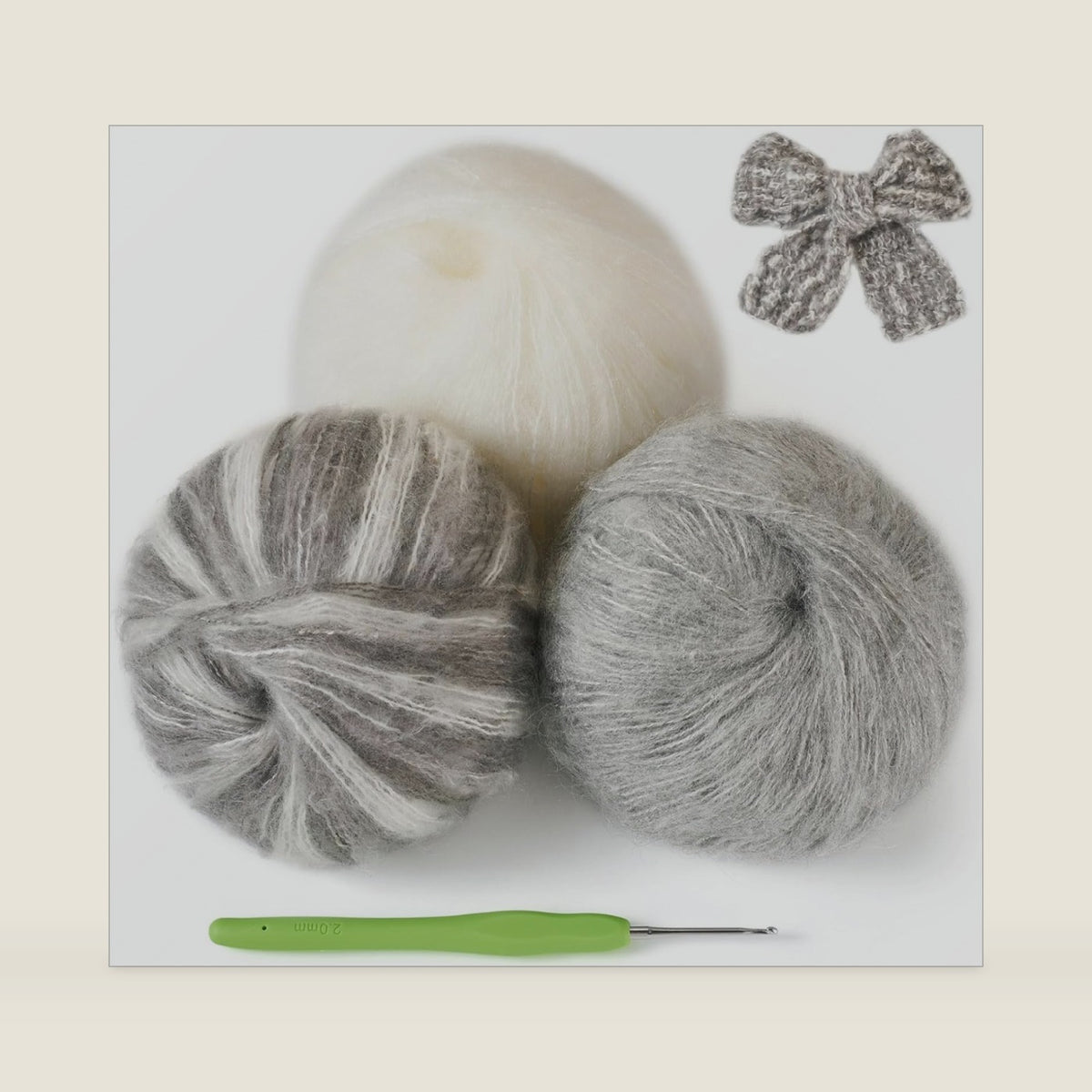3 Balls Soft Mohair Wool Yarn for Crocheting Knitting Hand Washable Long Wool Yarn DIY Scarf Crochet Thread for Clothes Hats Sweater Scarf Craft Projects