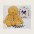 warmies Microwavable & Weighted Stuffed Animals, Gingerbread Boy - Heated Stuffed Animal Plushie for Warmth & Comfort - Cute Soft Plush Toys for Adults & Children (Boys, Girls, Babies & Toddlers)