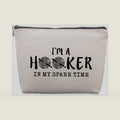 Funny Crochet Gifts for Crochet Lovers Funny Crochet Makeup Bag, Crochet Knitting Gifts for Christmas, Friendship & Birthday Gifts for Women, Mom, Sister, Travel Cosmetic Bag