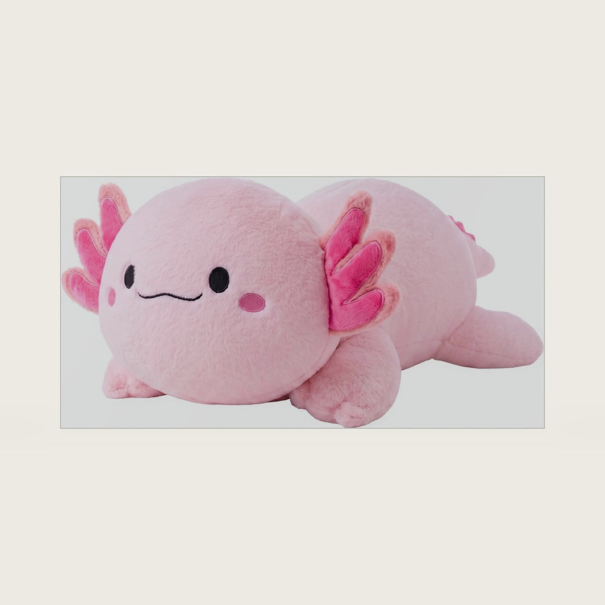 Gudisi 5 Pounds Weighted Axolotl Stuffed Animals 23.6Inch Large Pink Weighted Axolotl Plush,Huggable Companion for Kids & Adults, Gift for Thanksgiving, Christmas and Birthday.