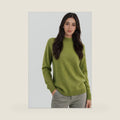 Chanyarn Women's 100% Cashmere Sweater Mock Neck Long Sleeve Warm Leisure 2026 Fall Winter Knit Pullover