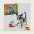 LEGO Creator 3 in 1 Playful Cat Toy - Building Toy with 3 Building Options, Cat, Dog, or Pigeon - Birthday Gift for Kids - Animal Figures for Kids, Girls and Boys, Ages 8+ - 31163