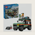 LEGO City Off-Road 4x4 Mountain Truck Toy - Building Toy Set for Kids, Boys and Girls, Ages 6+ - Fun Gift Idea for Birthdays and Holidays - with Adventurer Minifigure and Accessories - 60447