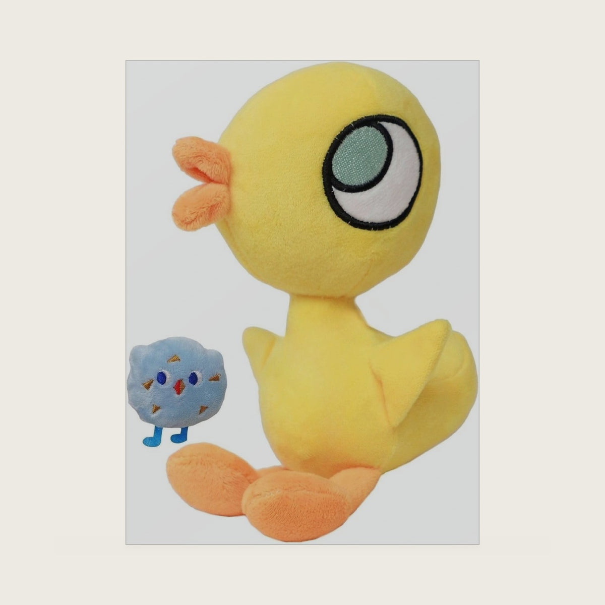 Little Ducking Stuffed Animal Gets Cookie for Mo Willems Pigeon Books Series Duck Plush, Yellow Cute Duck Pillow Toy Book Characters Plush for Classroom, 9.25in
