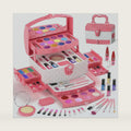 PERRYHOME Kids Makeup Set for Girl 56 Pcs Washable Real Cosmetic, Non-Toxic Frozen Toys Toddler Makeup Kit, 2026 New CPF Sustainable Materials Birthday Gift for 3 4 5 6 7 8 9 10 11 12 Year Old Girls