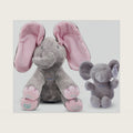 Dimple Stuffed Animal Set, Baby Elephant Plush & Kaia Peek-A-Boo Elephant