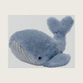 Lambs & Ivy Bubbles & Squirt Soft Plush Blue Whale Stuffed Animal Toy