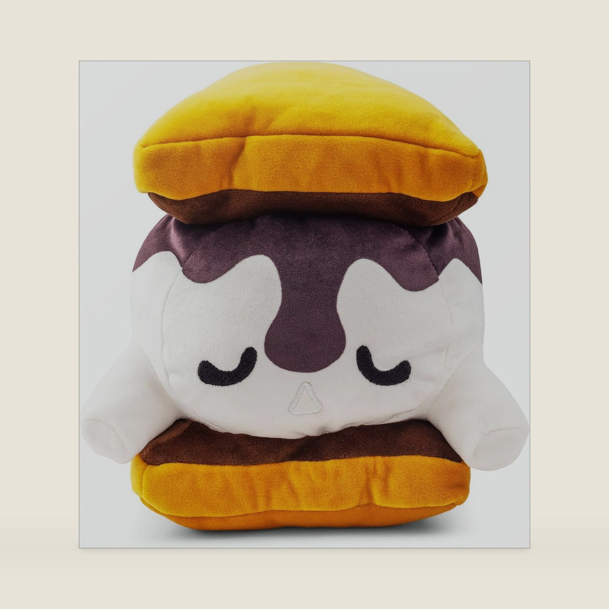 MoshiOshis Yume Mashumaro S'More 9-Inch Character Plush Toy | Huggable Soft Stuffed Toy Collectible for Cuddling