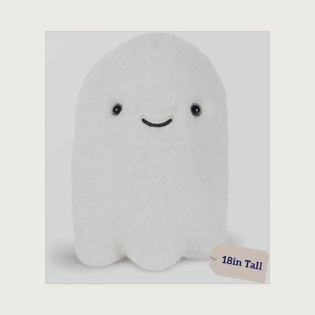 Vermont Teddy Bear Ghost Stuffed Animal 18" | USA Bear Hospital Care