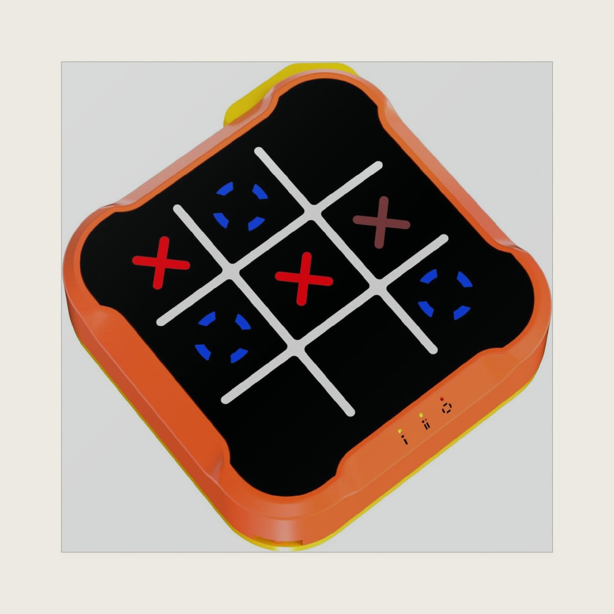 Tic Tac Toe Bolt Game, Handheld Electric Puzzle Game, Gift Ideal for Kids and Adults' Birthday, Electronic Board Games for Educational and Memory Growth, Portable Travel Games for Car Ride