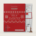 Murder at The Ugly Sweater Office Holiday Party | Interactive Detective Dinner Party Game | Cold Case Files Game, Play Detective in Unsolved Mysteries, Holiday & Halloween Board Game | 4-20 Players