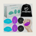 FitBeast Stress Balls for Adults, Hand Exercise Balls 6 Pack, Stress Relief & Grip Strength Trainer, Squishy Balls & Squeeze Balls for Arthritis, Carpal Tunnel, Hand Therapy with 3 Resistance Levels