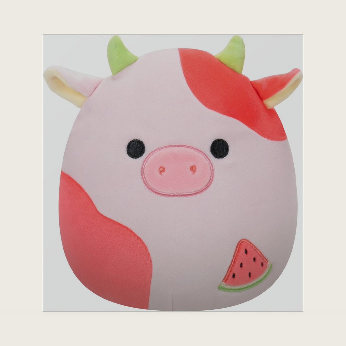 Original 8-Inch Oola Watermelon Scented Cow - Official Plush