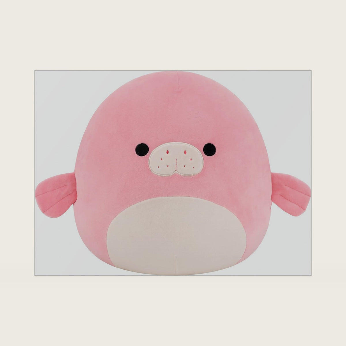 Original 14in Morlai the Coral Manatee – Official Plush (Large)